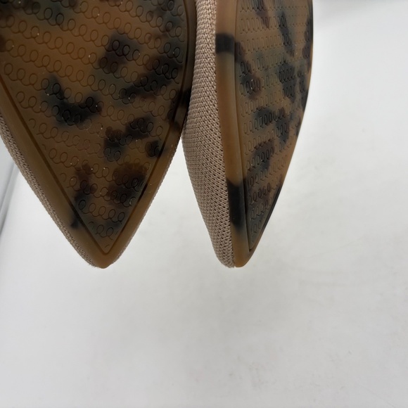 Rothy's The Point II Pointed Toe Flat US 11.5 Tan Beige Ecru - Picture 8 of 11